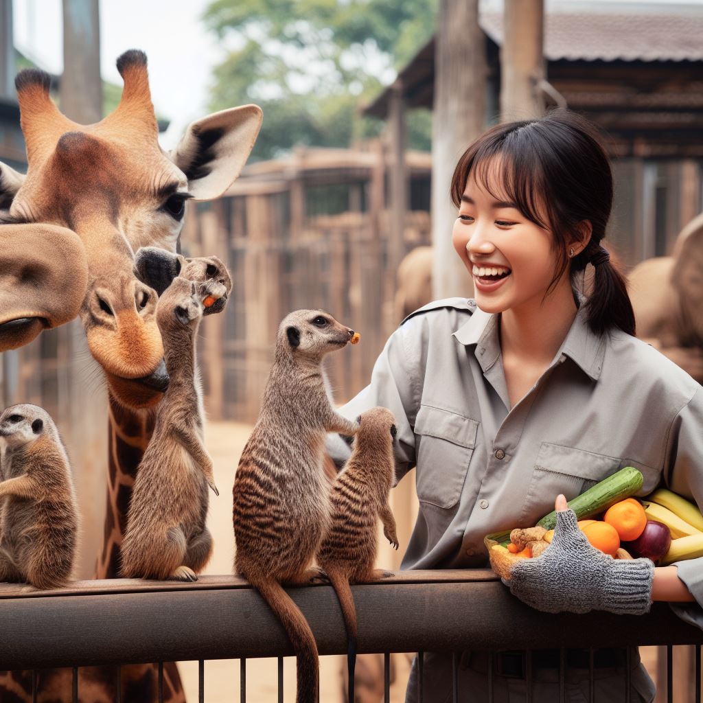 Mission soigneur animalier : nourrir les animaux - Zoo Academia