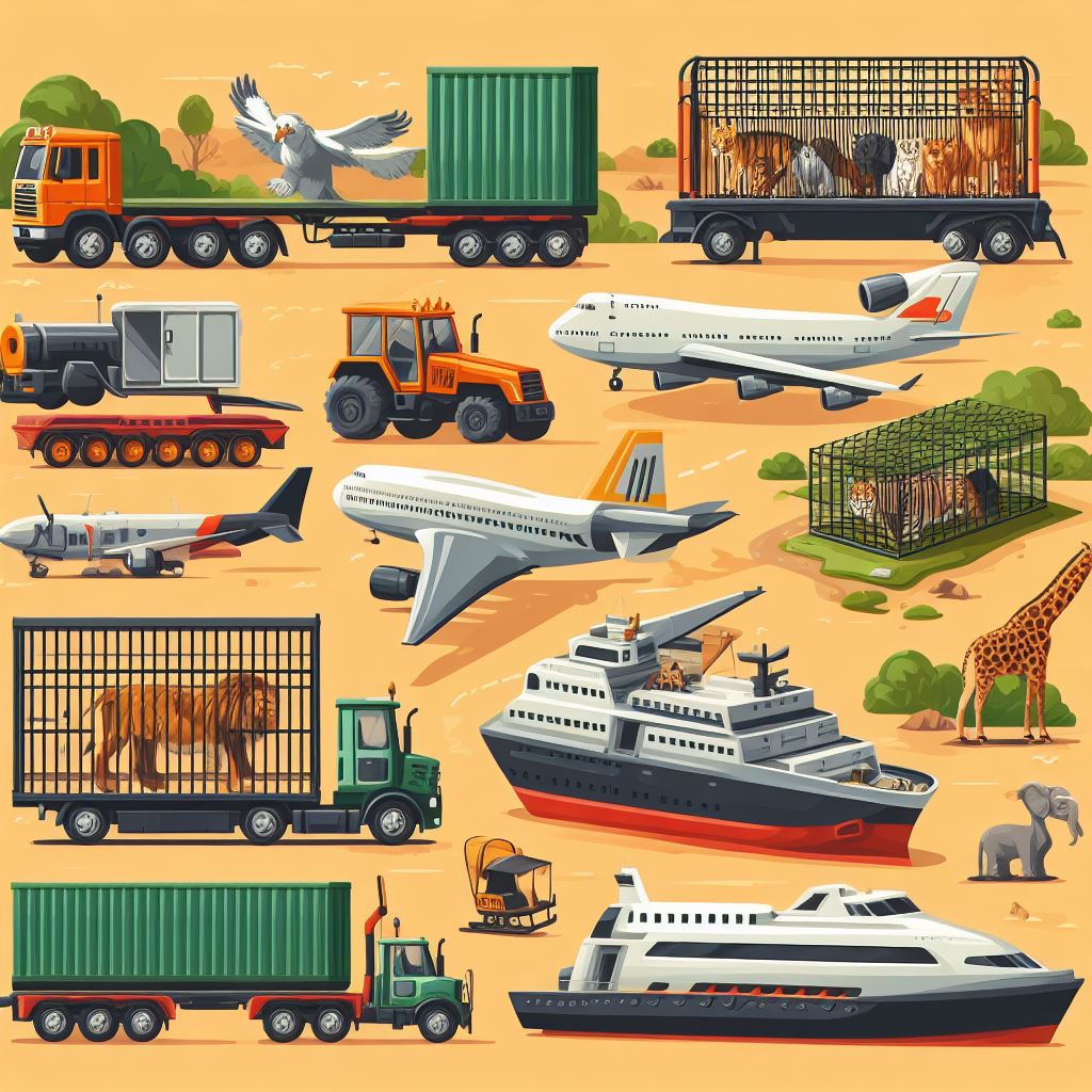 Mission du soigneur animalier : Transport des animaux par camion, avion, bateau - Zoo Academia